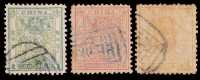 ○ 1885-1888年小龙邮票三枚全三套，另5分银三枚
